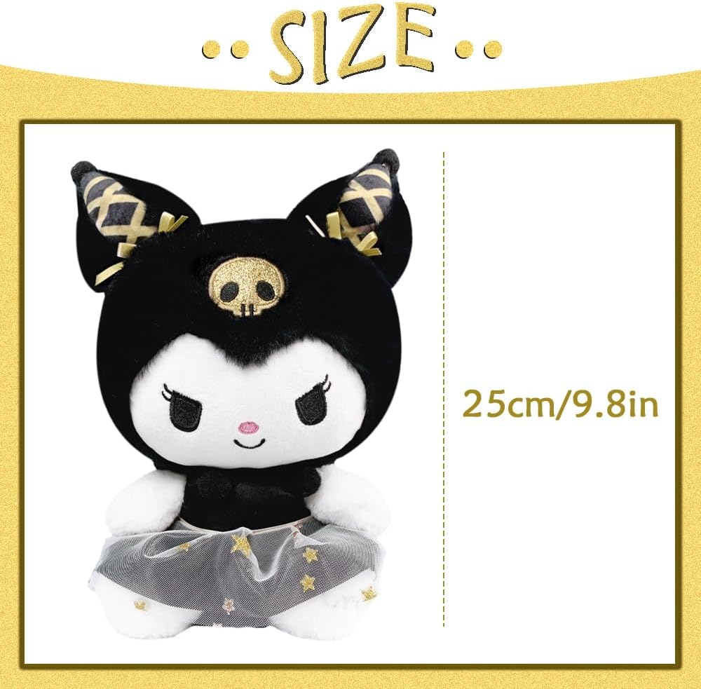 Kuromi – Lindo juguete de peluche de gatito, peluche de almohada, juguetes suaves de muñeca, juguete de animales de peluche, regalos de cumpleaños