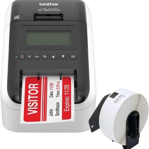 Brother QL-820NWB Impresora profesional de etiquetas ultra flexible  WiFi, Ethernet y Bluetooth  110 etiquetas por minuto, 300 x 600 ppp, cortador Brother QL-820NWB Impresora profesional de etiquetas ultra flexible  WiFi, Ethernet y Bluetooth  110 etiquetas por minuto, 300 x 600 ppp, cortador