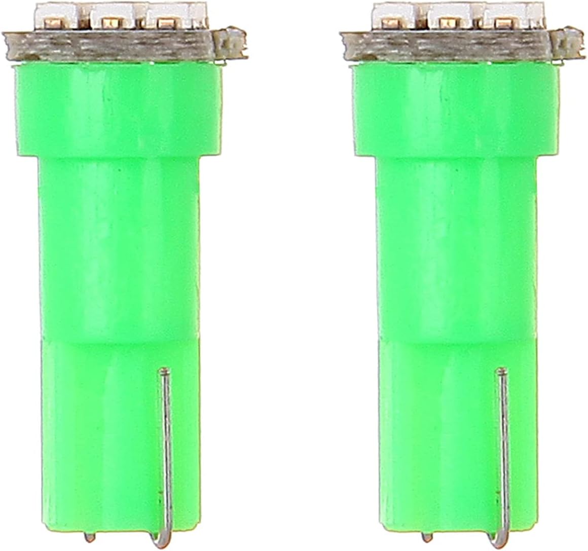Bombillas de luces LED para tablero 20x T5 17 74 73 3-3014SMD, Verde