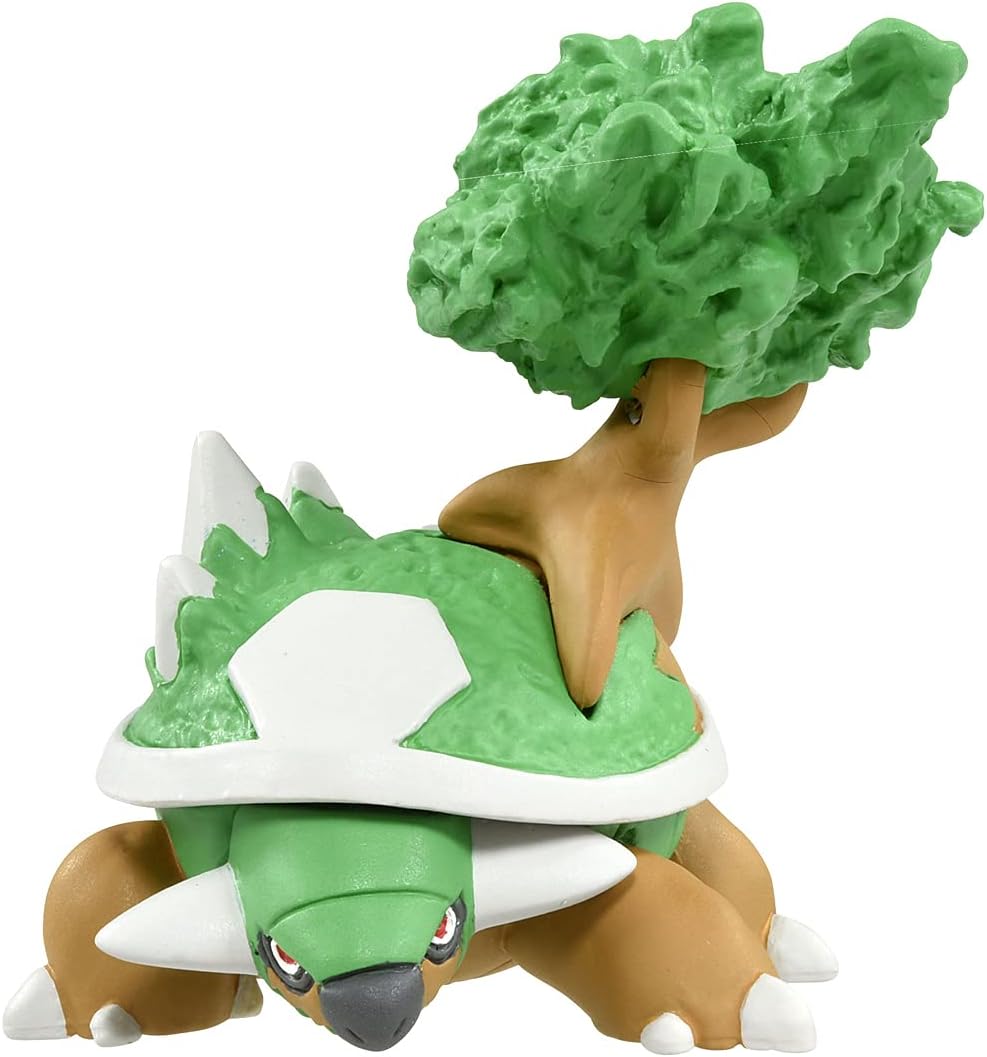 Takara Tomy Pokemon Monster Collection Moncolle MS-58 Torterra Chelterrar 1.5 inches