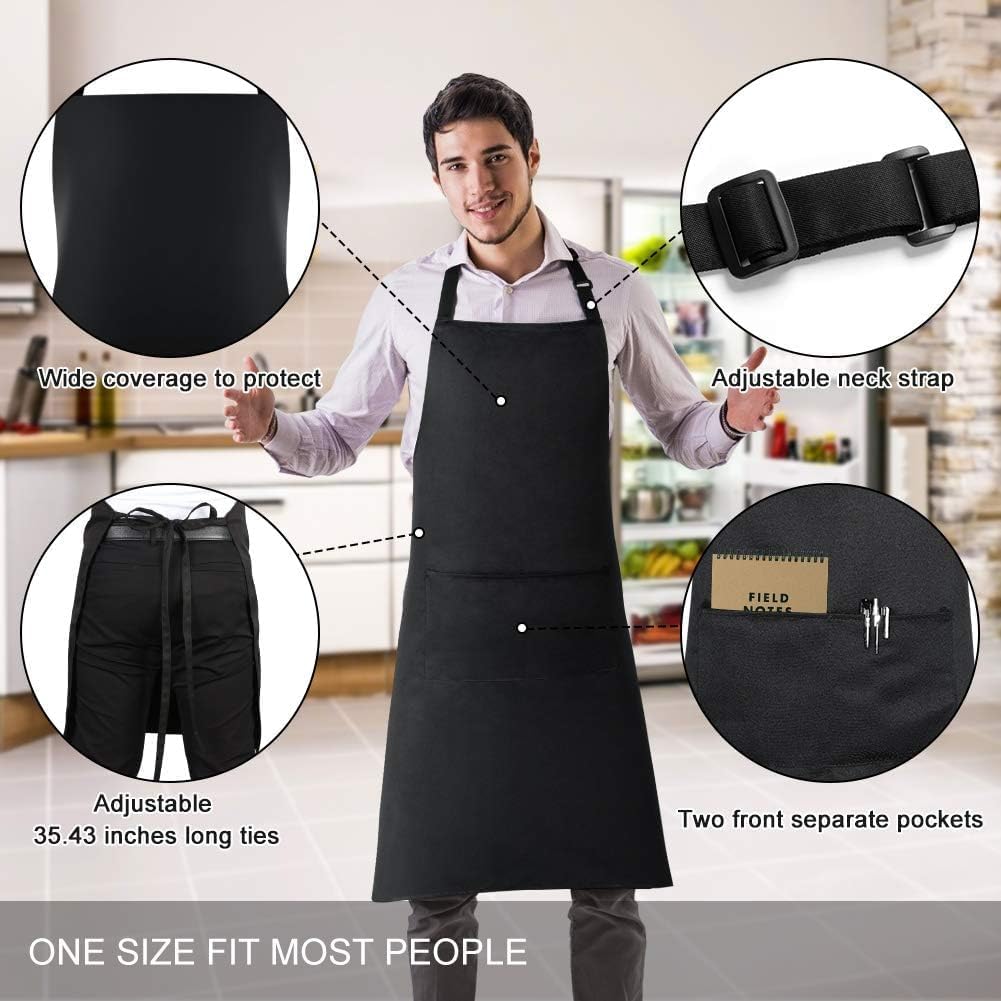BeautyWill Delantal personalizado con foto Diseño personalizado Nombre Texto Imagen Delantal de Chef Delantal de cocina impermeable