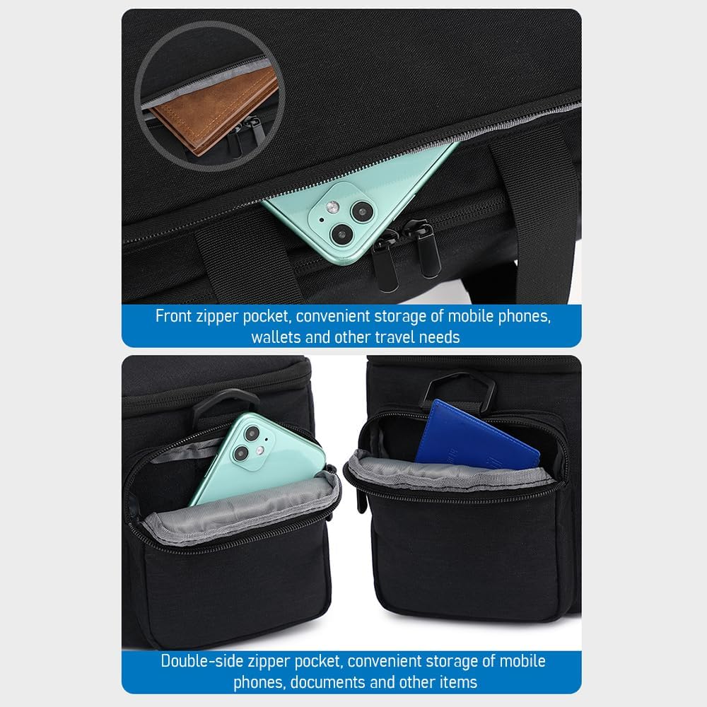 Andoer Funda para cámara pequeña para cámara, bolsa de hombro para cámara de viaje, resistente al agua, a prueba de golpes, bolsa para cámara DSLR