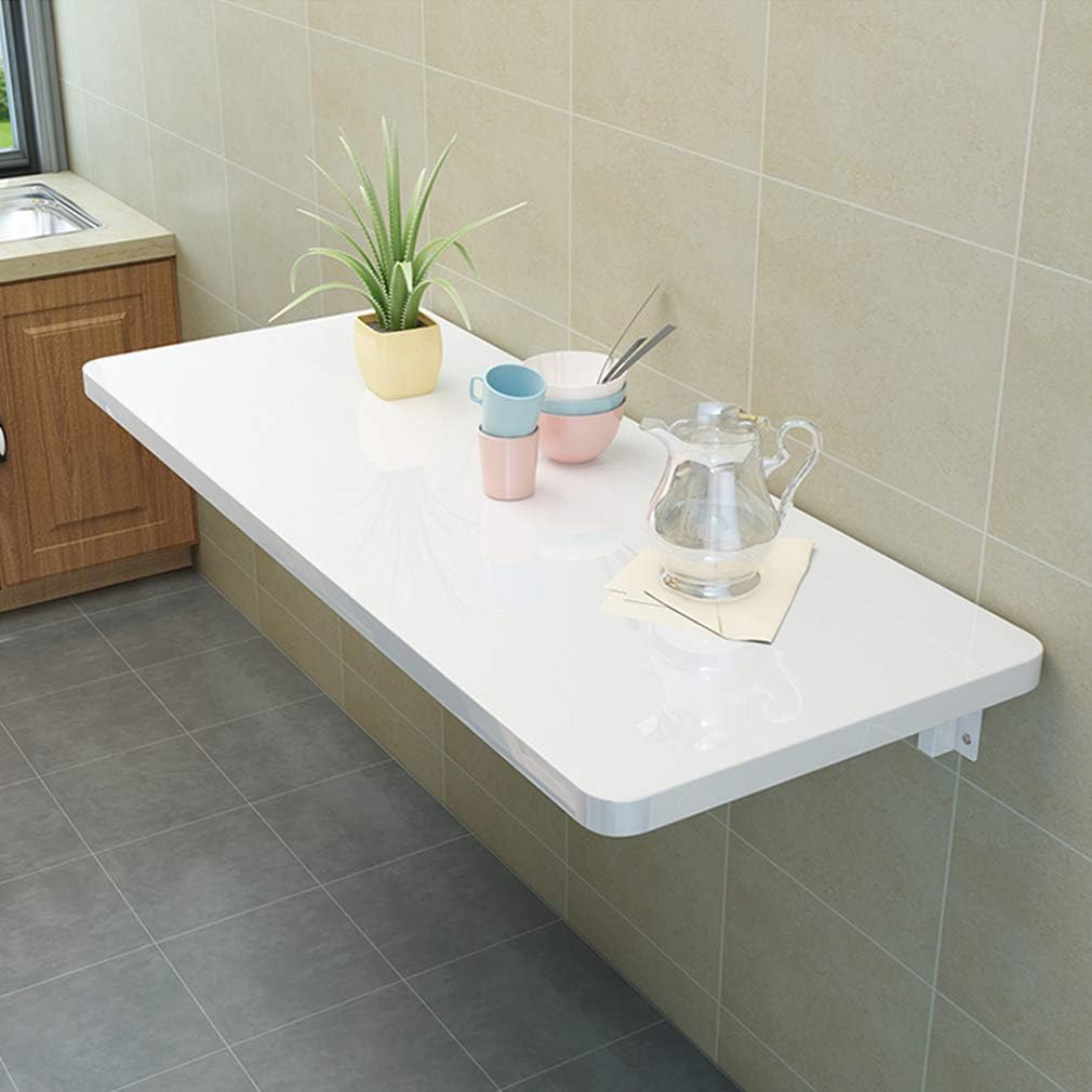 Mesa de pared plegable consola de cocina mesa de comedor, mesas de barra multifunción, escritorio de computadora flotante, mesa de aprendizaje de