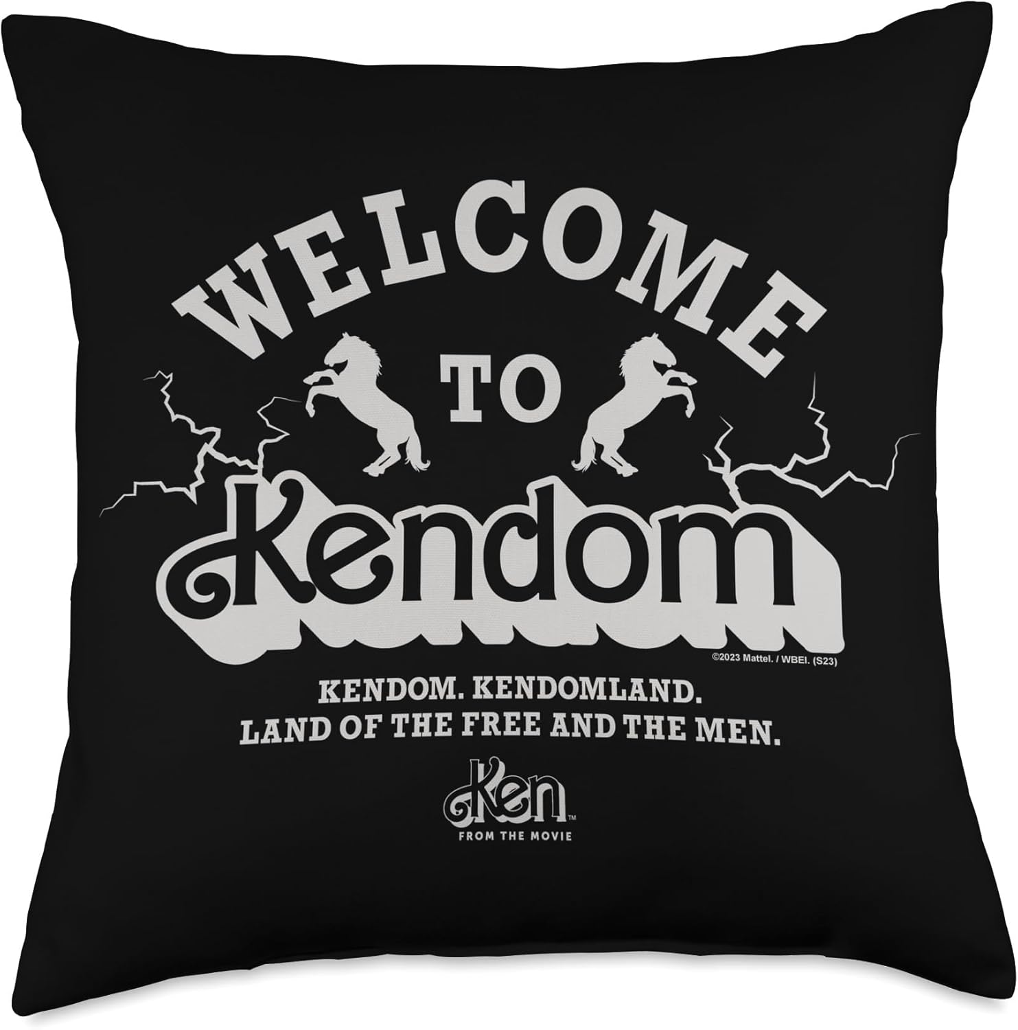 Kendom Free – Almohada para hombre, 18 x 18, multicolor