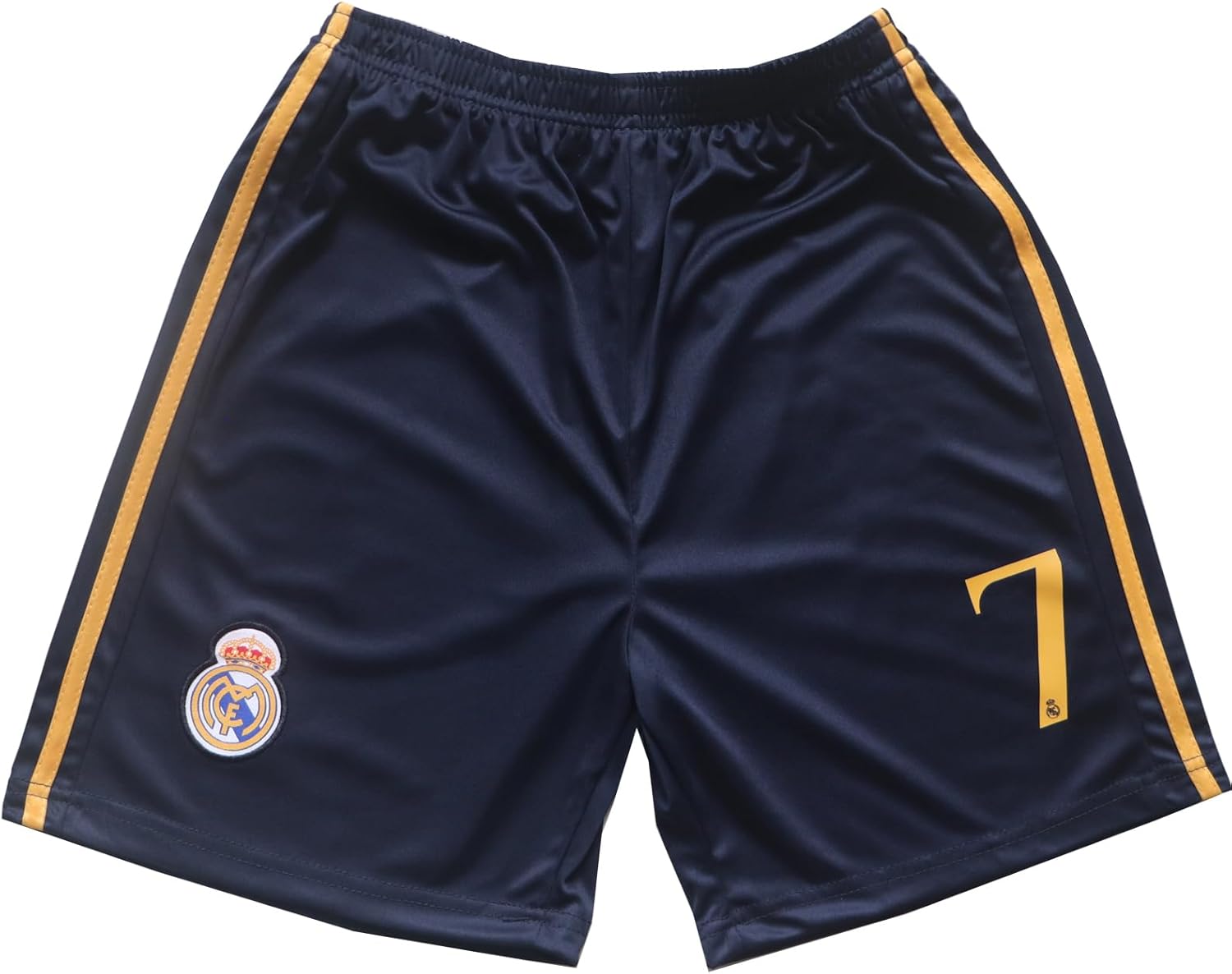 Juego de calcetines cortos para niños de la marca New Vini Jr. No #7 Madrid Away Navy 20232024