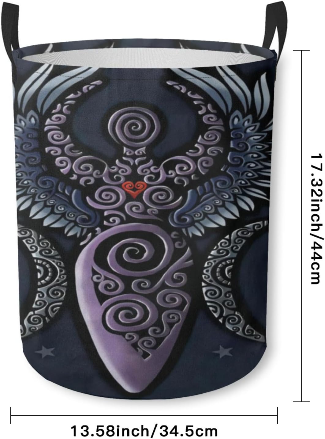 Cesta de lavandería Tree Life Spiral Goddess Wiccan – Cesta de almacenamiento plegable para baño, habitación, decoración del hogar