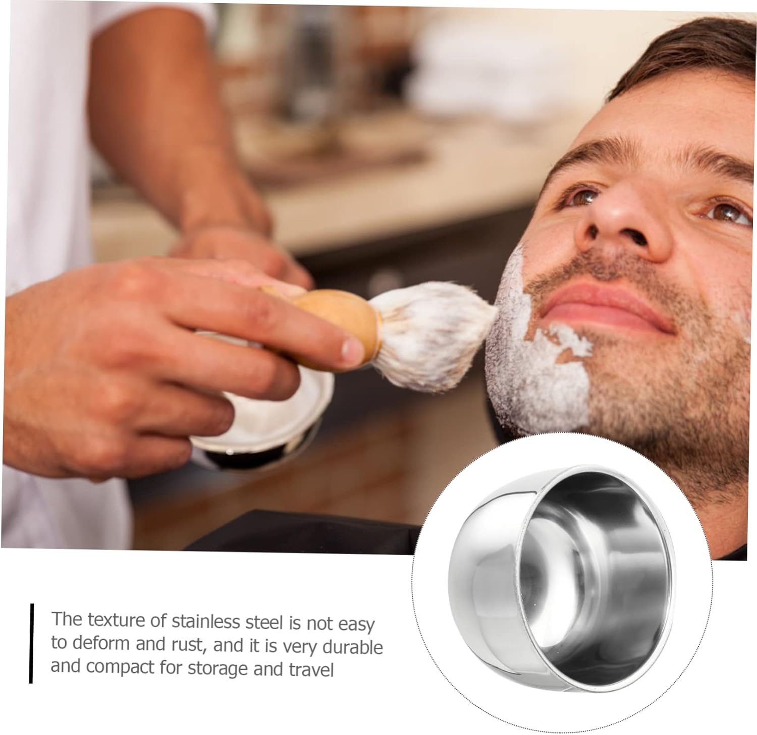 4 piezas de jabón de afeitar tazón de Afeitar para hombres rasuradora de barba para hombres rasuradora de barba para hombres