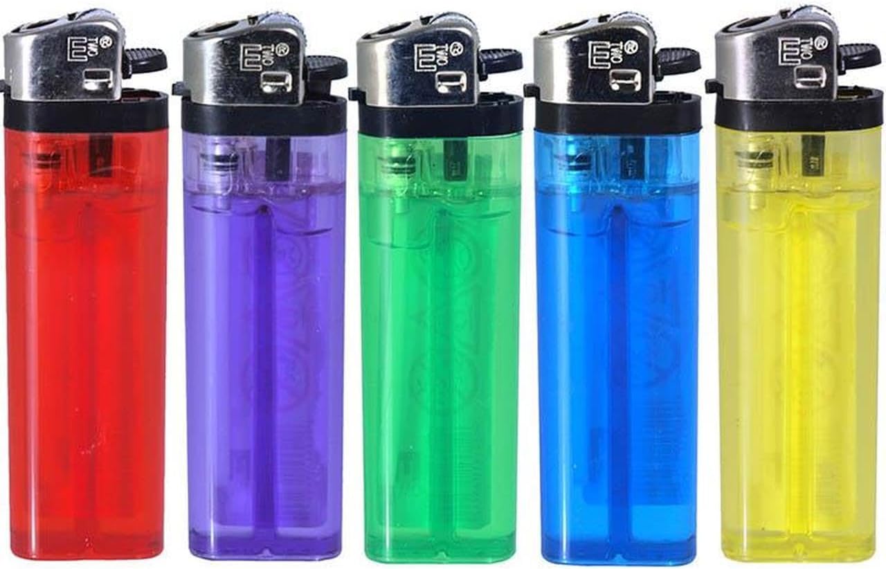Eagle Dist Arrancadores de fuego prémium (paquete de 50) – Encendedores desechables para camping, cigarrillos y uso en la cocina