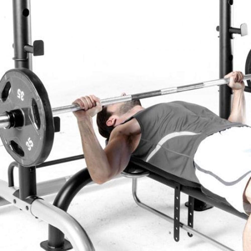 Marcy Banco de pesas multiusos  Posiciones de respaldo ajustables, equipo de gimnasio en casa SB-10900 negro 9.25 x 17.50 x 42.00 pulgadas