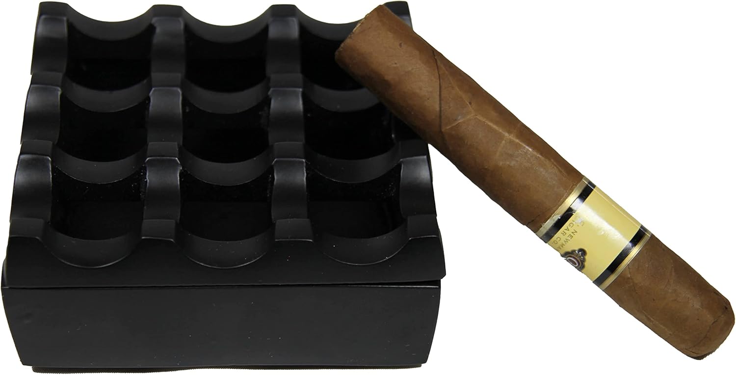 Cenicero hecho de metal de aluminio, resistente al viento, bandeja de ceniza para puros pequeños, cigarrillos, cenicero de cigarrillos, 9