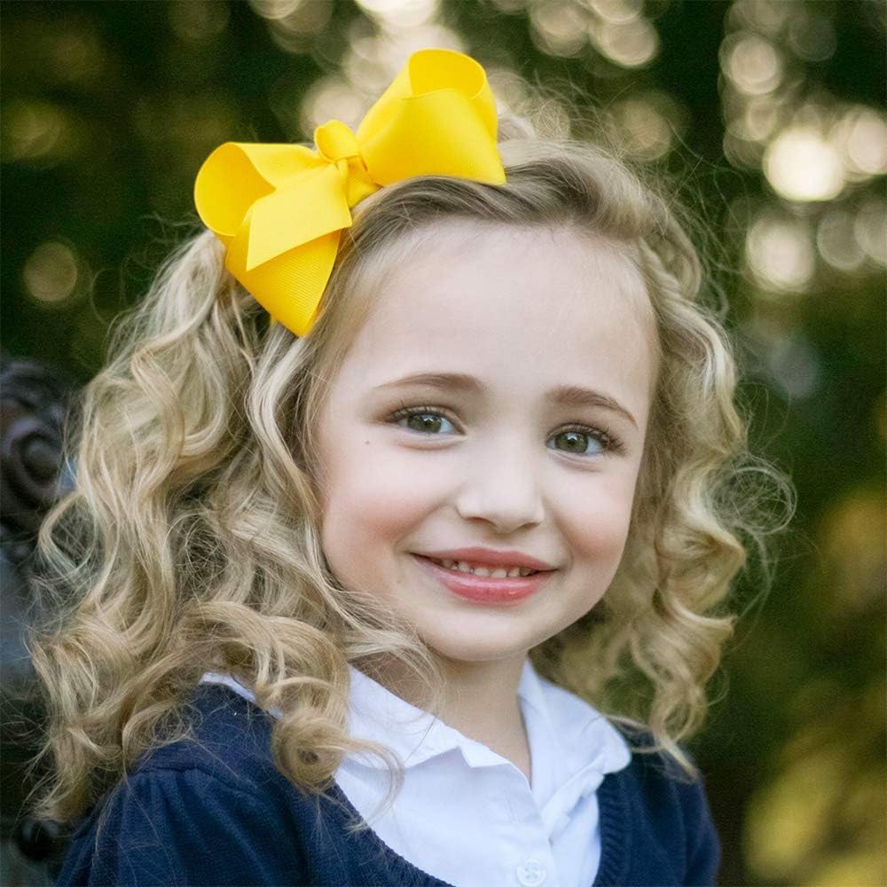 HLIN 6 pinzas para el pelo para niñas pequeñas a juego con muñecas y niñas americanas (6 x 2, 4.5 x 2, 3 x 2)