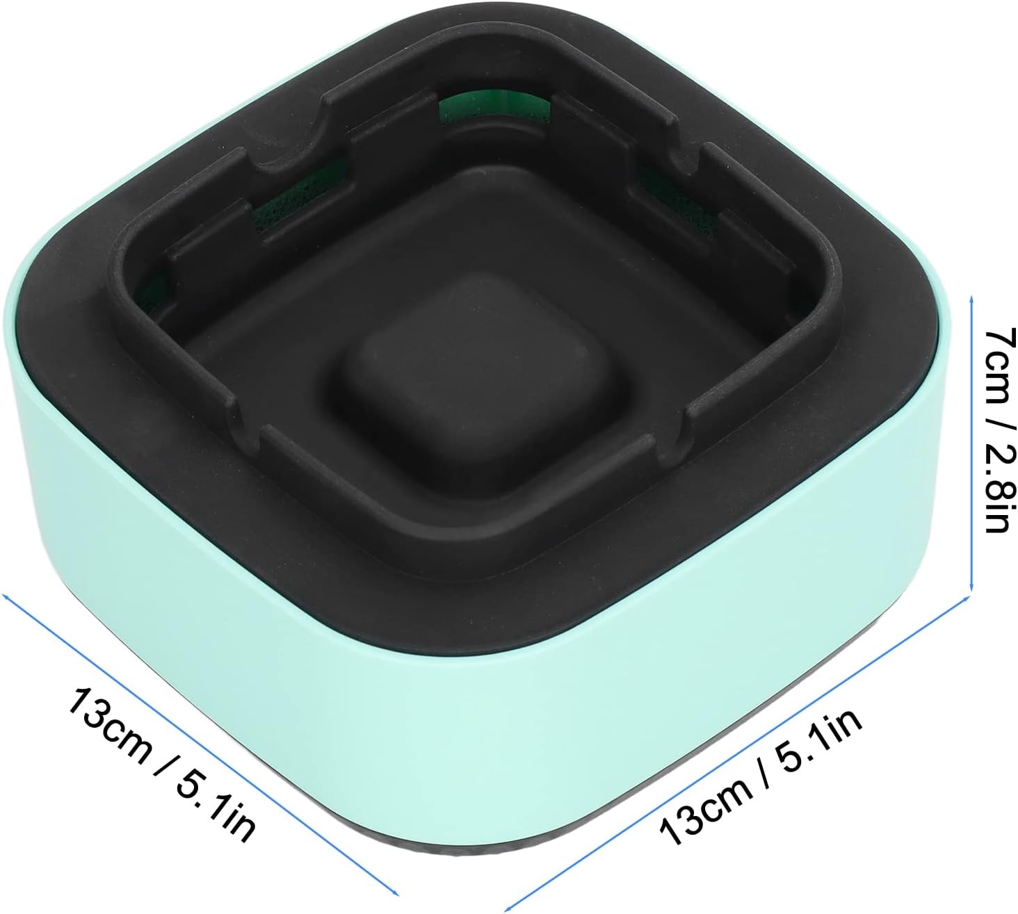 Ceniceros multifuncionales sin moho, cenicero sin humo para interiores, cenicero purificador de aire de 360 grados, operación silenciosa de succión