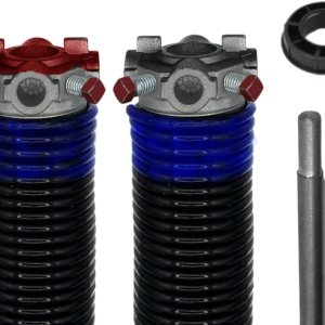 Alcan Muelles de torsión para puerta de garaje (cable de 0.262 pulgadas x 2 pulgadas de profundidad x 35 pulgadas de largo) con buje de nailon de 1 Alcan Muelles de torsión para puerta de garaje (cable de 0.262 pulgadas x 2 pulgadas de profundidad x 35 pulgadas de largo) con buje de nailon de 1