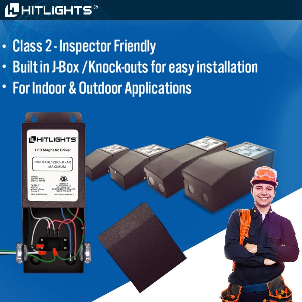 Controlador de luces LED regulables, transformador 110 V CA-12 V  24 V CC, alimentación de baja tensión, compatible con Lutron y Leviton, cocinas,