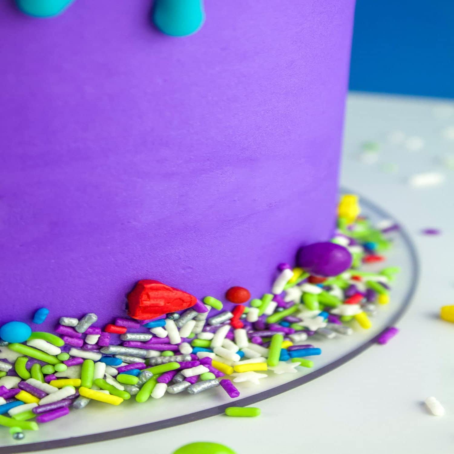 Gránulos cósmicos comestibles para decoración de pasteles, perlas de azúcar, quins de cohete, cohetes de cohete, astronautas para decoración de