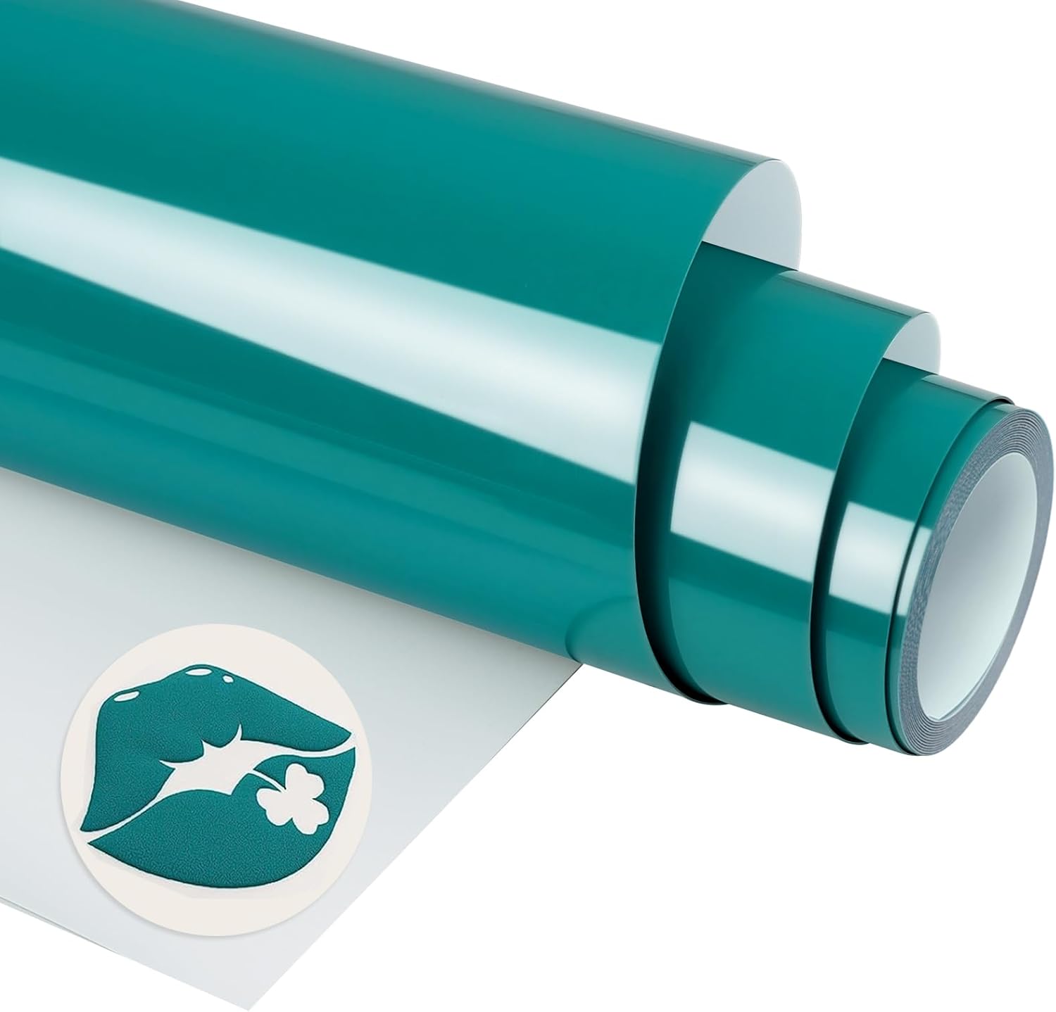 WRAPXPERT Puff Vinyl Aqua – Rollo de vinilo termotransferible 3D de 10 x 8 pies, para planchar, para camisas, prensa de calor