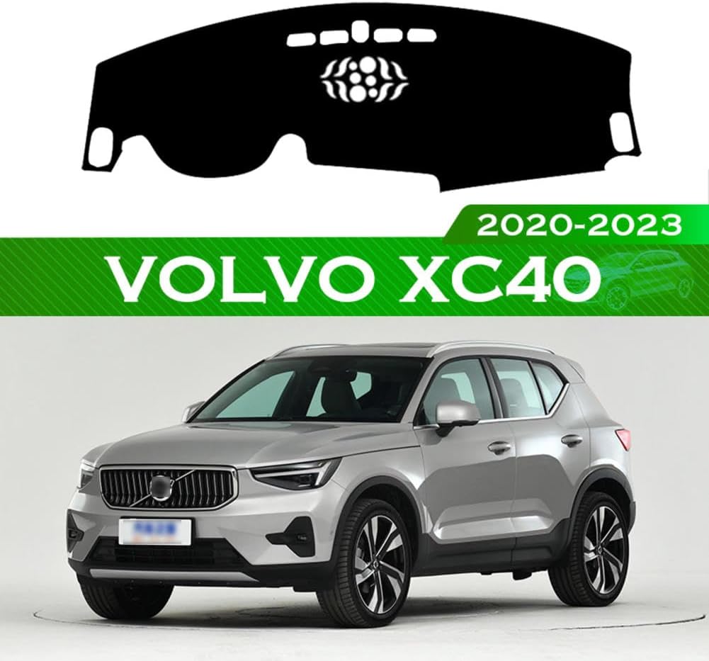 MaJher Cubierta del salpicadero del automóvil, protector de sombrilla para Volvo XC40 2020-2023, accesorios
