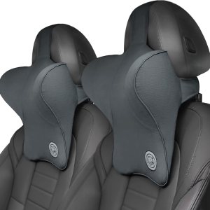 Almohada para el cuello del auto para asiento de conducción, almohada para reposacabezas de automóvil con correa ajustable, almohada de apoyo de Almohada para el cuello del auto para asiento de conducción, almohada para reposacabezas de automóvil con correa ajustable, almohada de apoyo de