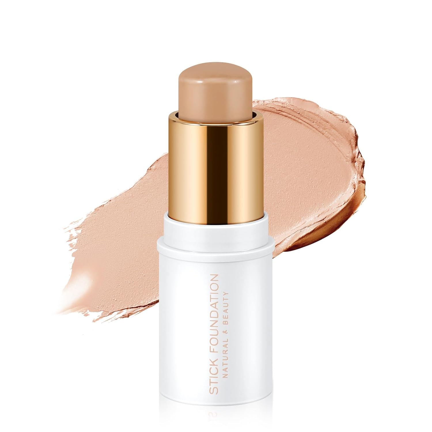 Boobeen Barra de base facial de cobertura completa, barra corrector de contorno de crema mate suave, barra de maquillaje de larga duración, fácil de