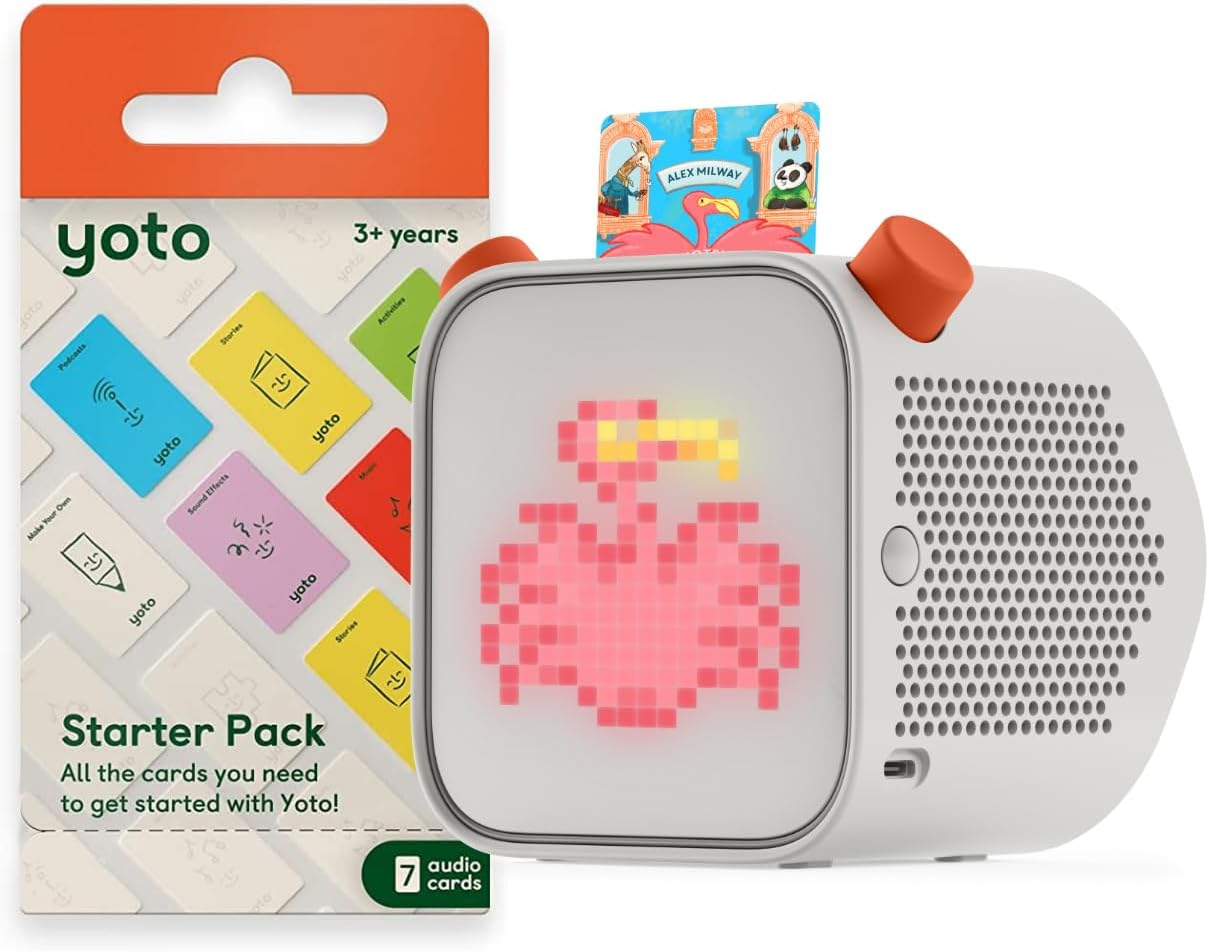 Yoto Altavoz Bluetooth para niños – Reproduce historias, música, podcasts con paquete de inicio