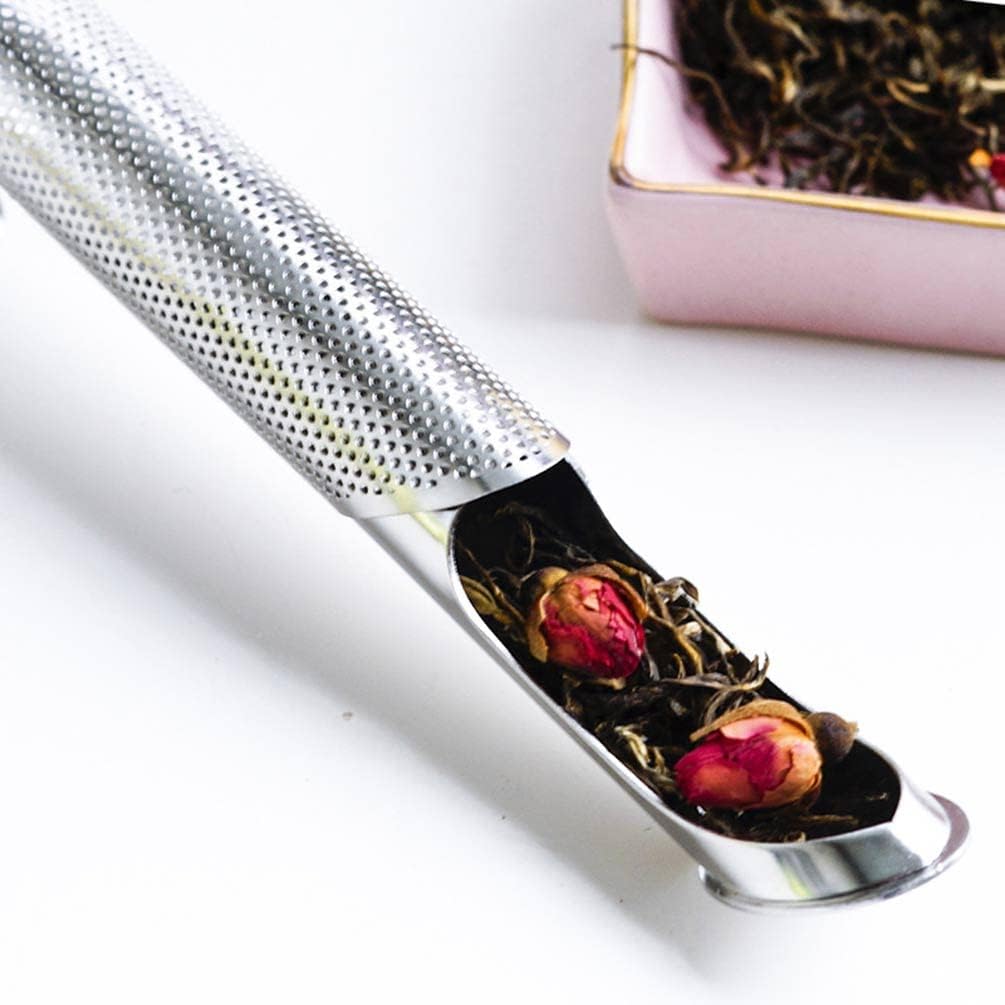 Difusores de té de acero inoxidable para té suelto, hermoso colador de té encendido, remojador de té de hojas sueltas, infusor de té, filtro de té