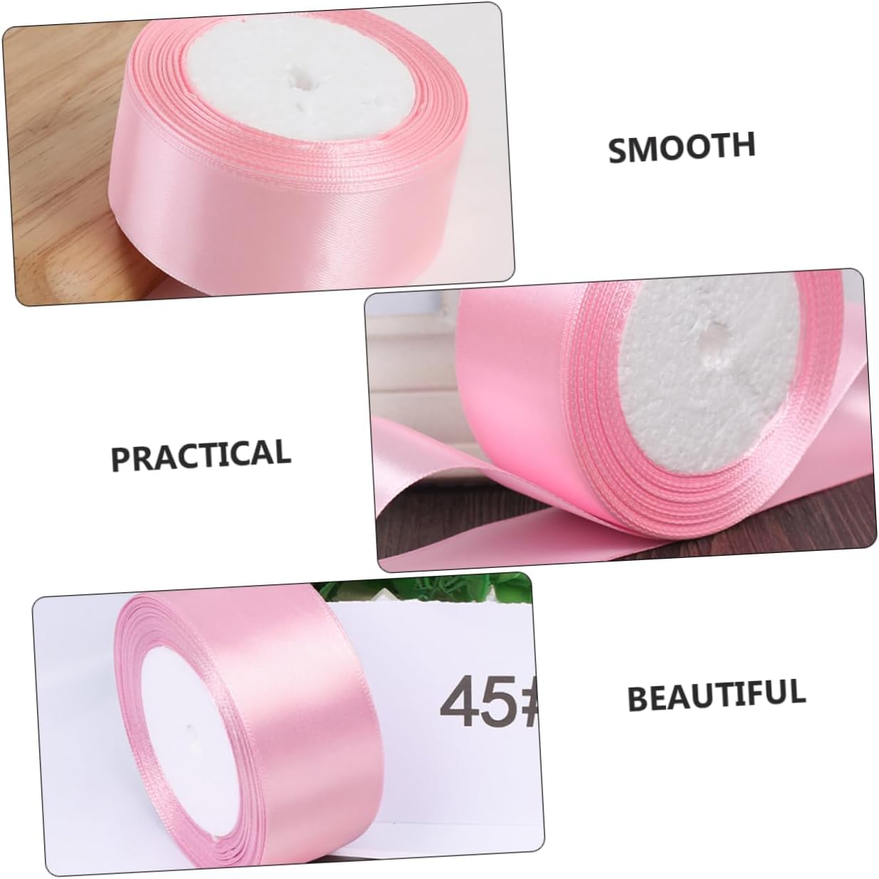 SEWACC 3 pcs Packaging Ribbon Satin Ribbon Wedding Decor Ribbon Cake Decorations Flower Jewelry Party Ribbon Supplies Burlap Ribbon Creative Ribbon