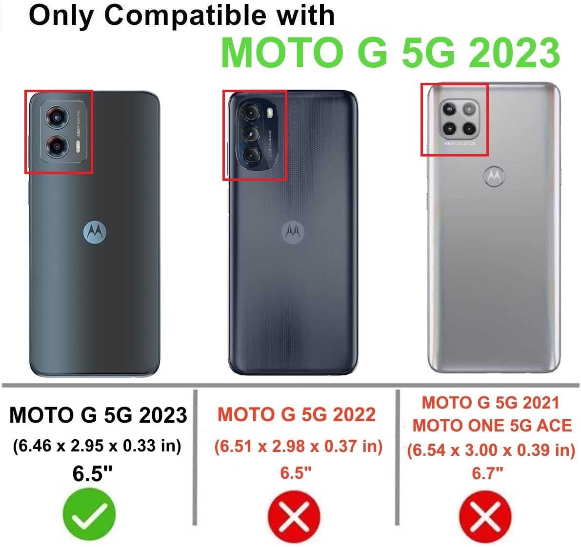 Funda para Moto G 5G 2023 (no para Moto G 5G 2022), TPU delgada y flexible para niñas y mujeres, bolsa de aire, amortiguador, goma suave, silicona