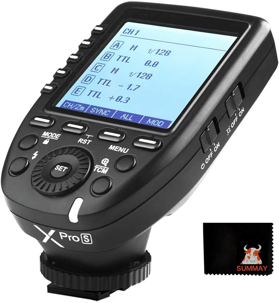GODOX Xpro-S TTL 2.4G Wireless X System Disparador de flash remoto para Sony a77II a77 a99 ILCE-6000L a9 A7R A7RIII a350 DSC-RX10 para Godox TT685S