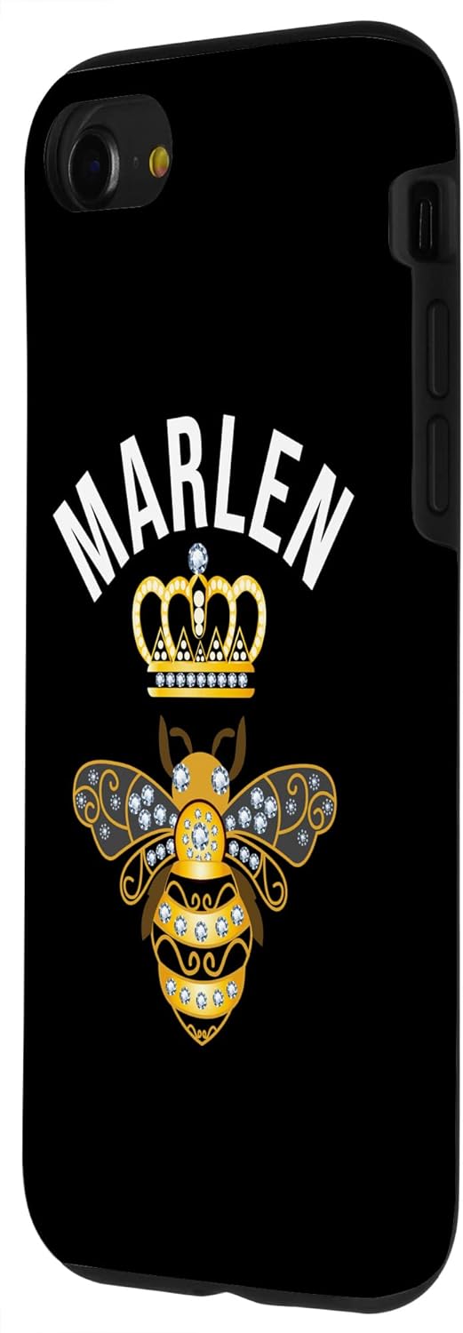 iPhone SE (2020)  7  8 Marlen Name Marlen Birthday Gifts Queen Crown Bee Marlen Case