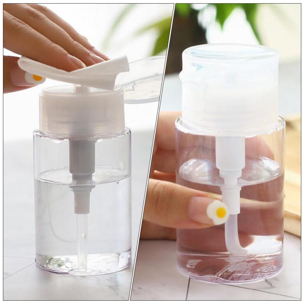 minkissy 2 unids Sub-embalaje Presione la botella contenedores de viaje para artículos de tocador de viaje Loción Contenedor de tamaño de viaje