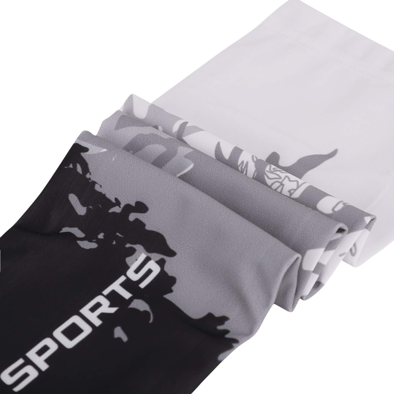 PURFUN Mangas de protección solar para hombres y mujeres, anti-UV, para tatuaje, cubierta elástica para el brazo, para conductor de baloncesto y golf