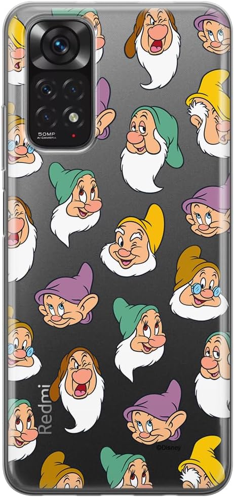 ERT GROUP Mobile Phone case for Xiaomi REDMI Note 11 4G 11S 4G Original and Officially Licensed Disney Pattern Snow White & 7 Dwarfs 015, Partially