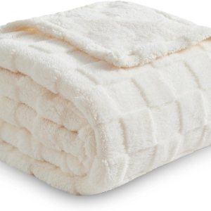 NEWCOSPLAY Manta súper suave de franela sedosa de alta calidad, de forro polar a cuadros 3D, ligera, para uso durante todas las estaciones (cuadros NEWCOSPLAY Manta súper suave de franela sedosa de alta calidad, de forro polar a cuadros 3D, ligera, para uso durante todas las estaciones (cuadros