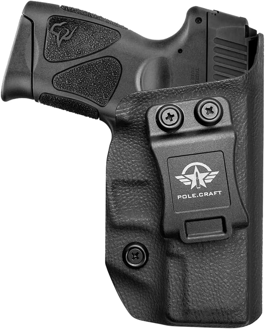 IWB Dermatoglyph Kydex Pistolas Compatible con Glock 19 Glock 17  Taurus G2C G3C  Smith & Wesson M&P Shield 0.354 in .40  M&P 0.354 in M2.0 4″4.25″