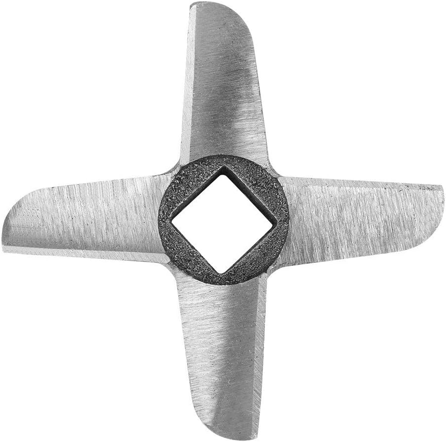 Haofy – Cuchilla para picadora de carne, de acero inoxidable, repuesto para picadora de carne, cuchilla de repuesto para picadoras (# 32)