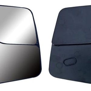 Espejo de repuesto para puerta lateral derecha del pasajero, vidrio plano calentado con vidrio convexo de punto ciego para Chevrolet Silverado y GMC Espejo de repuesto para puerta lateral derecha del pasajero, vidrio plano calentado con vidrio convexo de punto ciego para Chevrolet Silverado y GMC