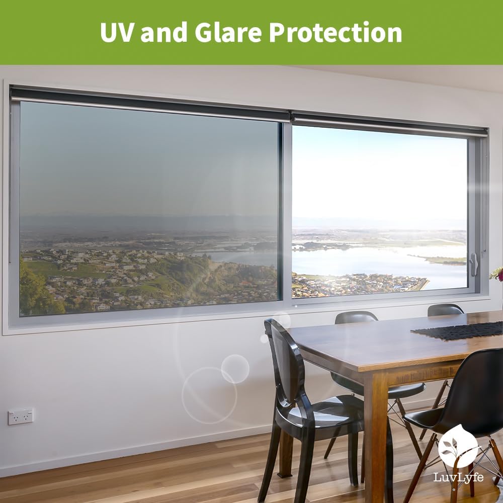 Película de privacidad para ventana de una manera, película de privacidad para ventana diurna que no se ve adentro, película de verano