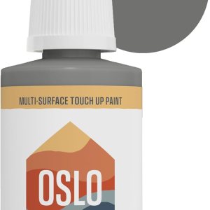 Pintura de retoque de porcelana + electrodomésticos, gris cibernético, 1 oz, alto brillo, con pincel en botella, para electrodomésticos y más Pintura de retoque de porcelana + electrodomésticos, gris cibernético, 1 oz, alto brillo, con pincel en botella, para electrodomésticos y más