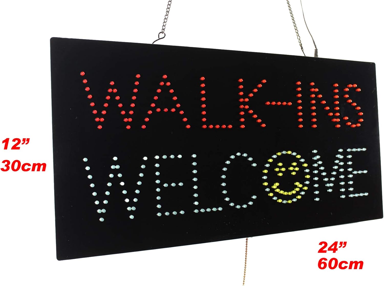Letrero de bienvenida Walk-ins, señalización de TOPKING Signage, LED Neon Open, tienda, ventana, tienda, negocios, exhibición, regalo de gran