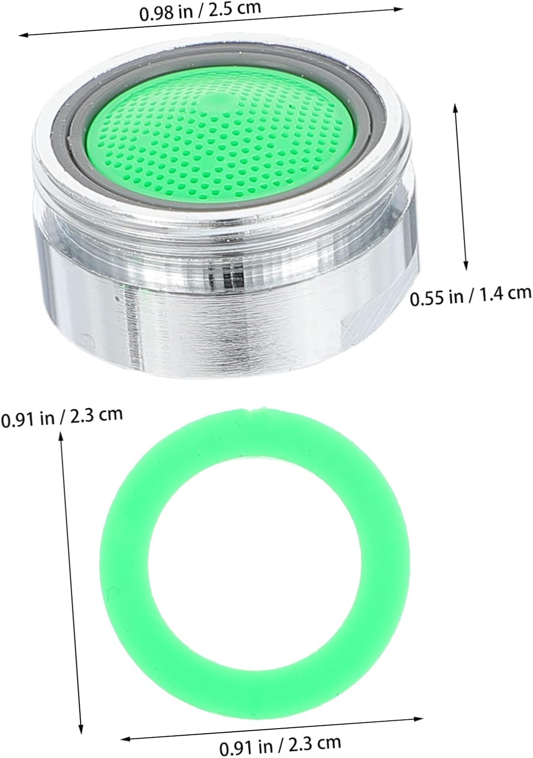 Housoutil Filtro de agua 5 unids grifo aireador accesorios de fregadero de plástico aireador de fregadero
