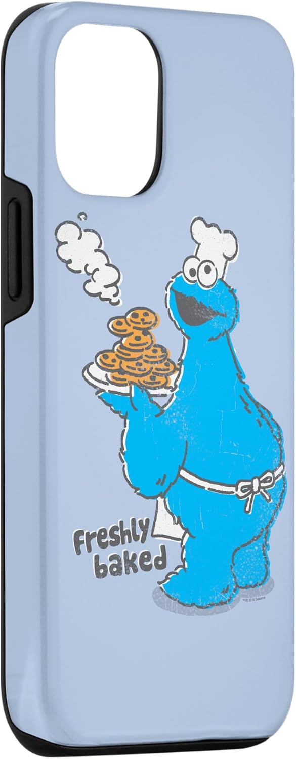 Funda recién horneada para iPhone 14 Pro Sesame Street Cookie Monster