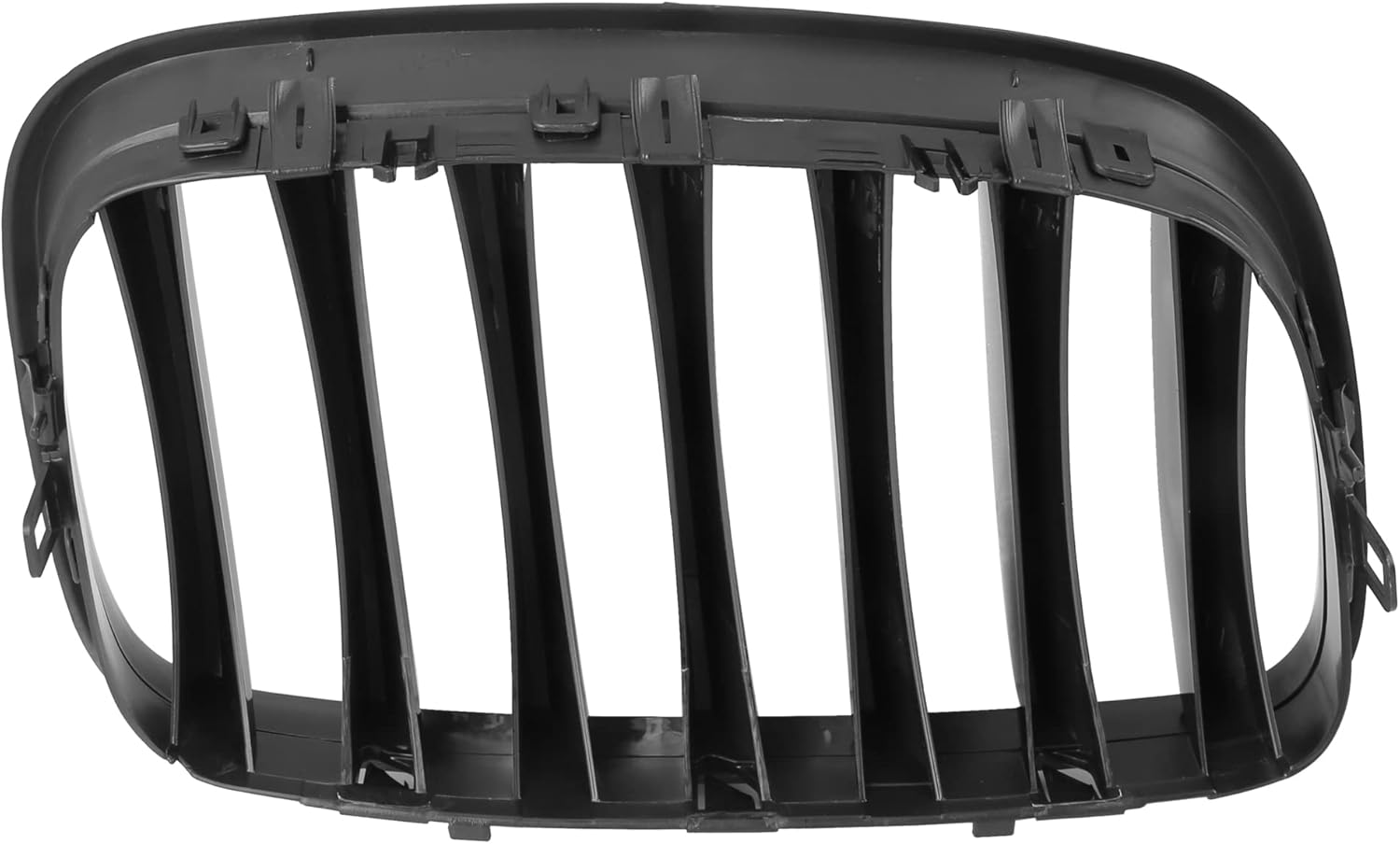 X AUTOHAUX Par de parrilla de riñón de capó frontal negro brillante para BMW E70 X5 E71 X6 4D 2007-2013