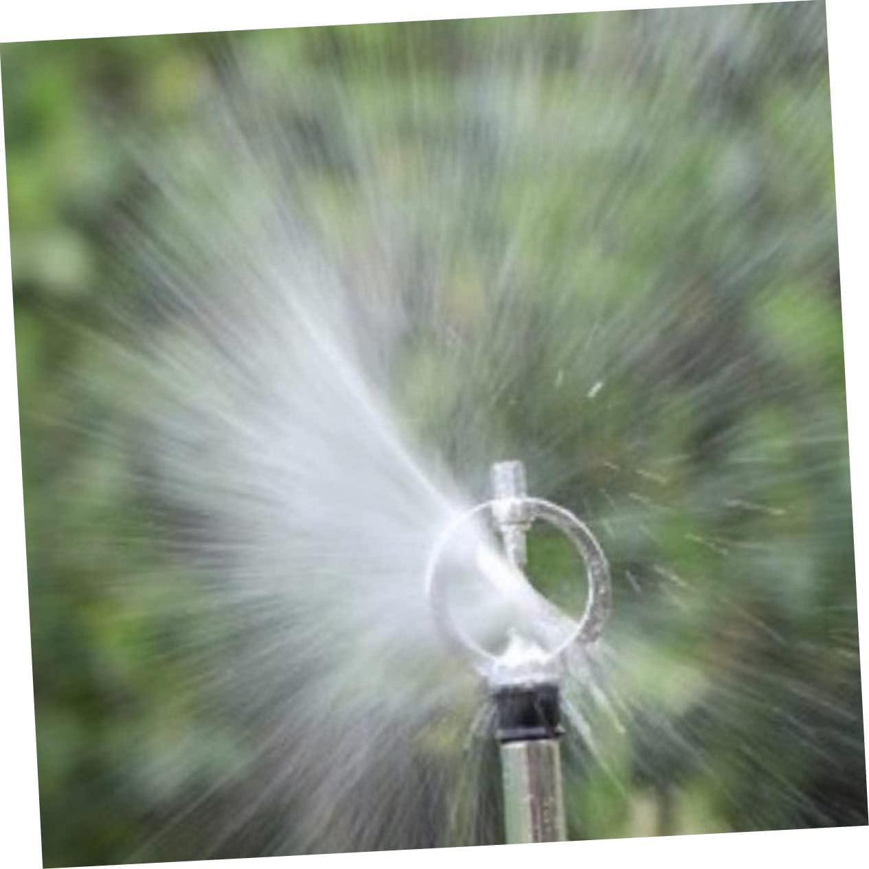 Angoily 2 unids dispositivo de riego automático cabezal de ducha manguera de jardín rociador giratorio 360 rociador de césped rociador automático de