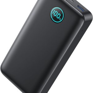 Banco de energía de 25800 mAh, cargador portátil USB C de 65 W, cargador de batería PD QC de carga rápida de 3 salidas, pantalla LCD, para laptop, Banco de energía de 25800 mAh, cargador portátil USB C de 65 W, cargador de batería PD QC de carga rápida de 3 salidas, pantalla LCD, para laptop,