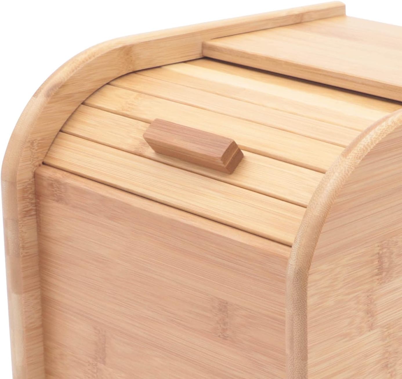 Contenedor de madera para almacenamiento de arroz con taza medidora, caja de almacenamiento en seco para cereales de harina, capacidad de 11 libras