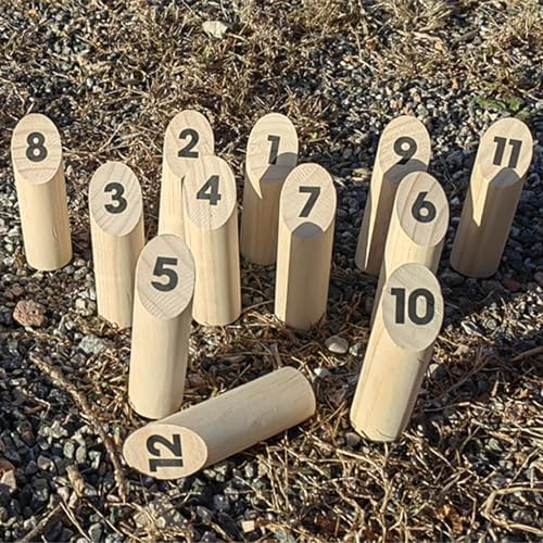 RHQNG Kubb Premium – Juego de Kubb Yard – Última diversión y atractivo juego al aire libre para todas las edades