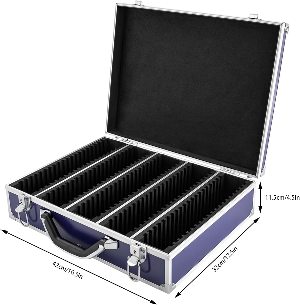 Caja de almacenamiento de monedas para 100 monedas, soportes para losas de monedas, coleccionista de monedas, caja de almacenamiento de monedas,