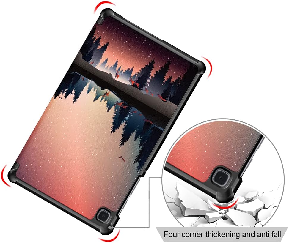 Dusk – Funda delgada para Samsung Galaxy Tab A7 Lite de 8.7″ modelo 2021 (SM-T220225) soporte triple a prueba de golpes, ligera, dispositivos