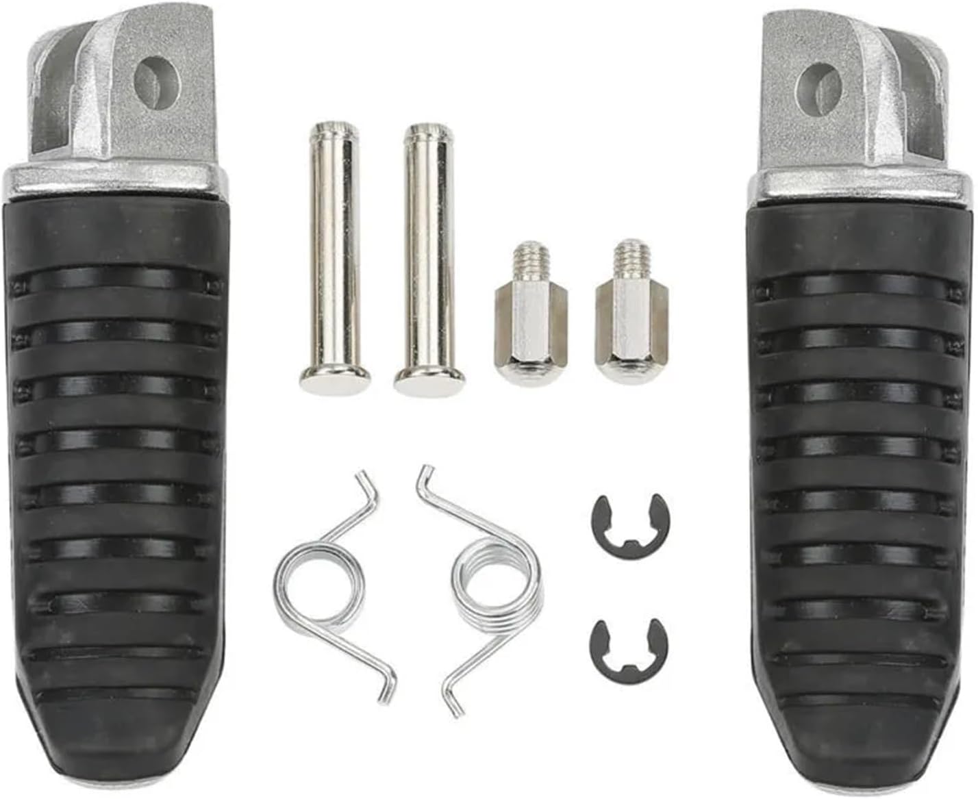Reposapiés delanteros compatibles con motos V-Strom 1000 Dl1000 DL650 1999-2012 2002-2008 (color cromado)