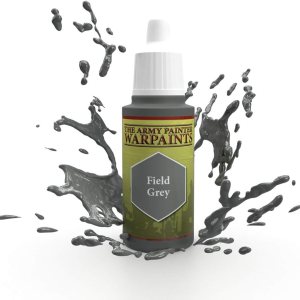 The Army Painter Field Grey Warpaint – Pintura acrílica no tóxica a base de agua muy pigmentada para juegos de rol de mesa, juegos de mesa y juegos The Army Painter Field Grey Warpaint – Pintura acrílica no tóxica a base de agua muy pigmentada para juegos de rol de mesa, juegos de mesa y juegos